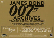 James Bond Archives 2014 Edition Card Album   - TvMovieCards.com