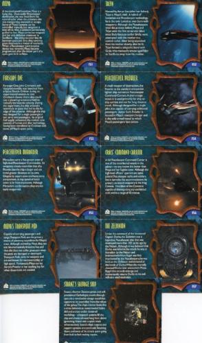 Farscape Ships of Farscape Special Limited Edition Card Set 9 Cards FS1 thru FS9 - TvMovieCards.com