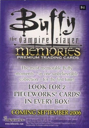 Buffy The Vampire Slayer Memories Promo Card B-2   - TvMovieCards.com