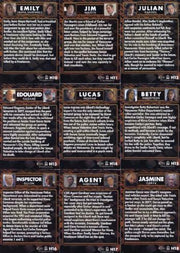 Continuum Seasons 1 & 2 Character Chase Card Set H1 - H18   - TvMovieCards.com