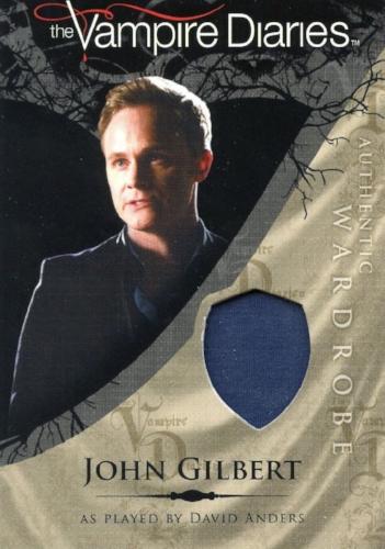 Vampire Diaries Season One John Gilbert Wardrobe Costume Card M16   - TvMovieCards.com