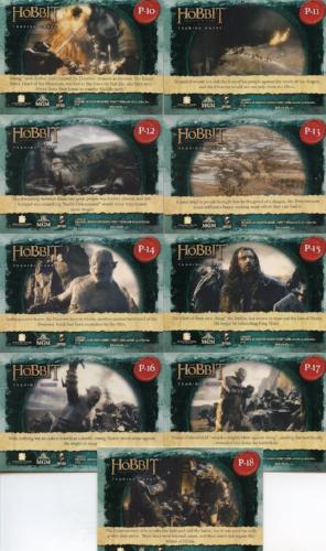 Hobbit An Unexpected Journey Lonely Mountain Flashback Chase Card Set 18 Cards   - TvMovieCards.com