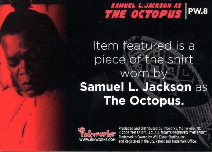 Spirit The Spirit Samuel L. Jackson Pieceworks Costume Card PW8   - TvMovieCards.com