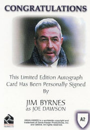 Highlander Complete Jim Byrnes as Joe Dawson Autograph Card A2   - TvMovieCards.com
