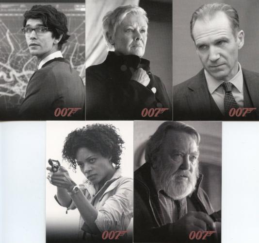James Bond Archives 2014 Edition Skyfall Expansion Card Set 5 Cards   - TvMovieCards.com