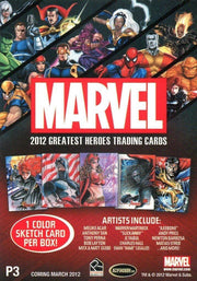 Marvel Greatest Heroes Card Album Rittenhouse 2012   - TvMovieCards.com