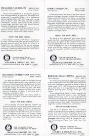 Birds of Prey Series 1 Vintage Card Set 1975 Church & Dwight Co., Inc.   - TvMovieCards.com