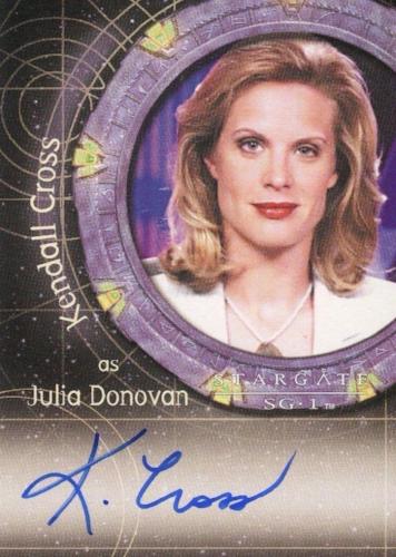 Stargate SG-1 Season Nine Kendall Cross Autograph Card A94   - TvMovieCards.com
