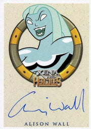 Xena & Hercules Animated Adventures Alison Wall Tethys Autograph Card   - TvMovieCards.com