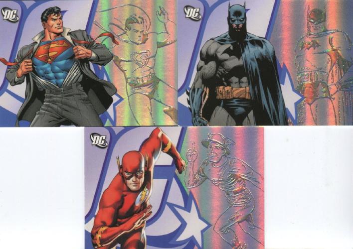 DC Legacy Promo Card Lot 3 Cards P1 P2 CP1   - TvMovieCards.com