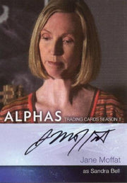 Alphas Season 1 Jane Moffat as Sandra Bell Autograph Card A8   - TvMovieCards.com