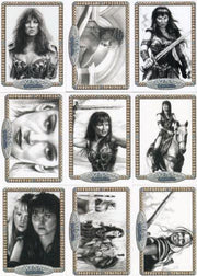 Xena Art & Images Rebekah Lynn Artifex Chase Card Set NA1 thru NA9   - TvMovieCards.com
