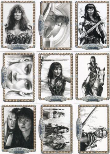 Xena Art & Images Rebekah Lynn Artifex Chase Card Set NA1 thru NA9   - TvMovieCards.com