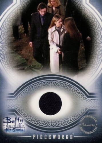 Buffy The Vampire Slayer The Men of Sunnydale Pieceworks Costume Card PW2   - TvMovieCards.com