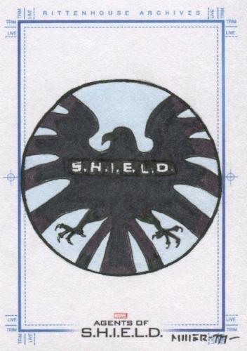 Agents of S.H.I.E.L.D. Season 2 Steve Miller Autograph Sketch Card   - TvMovieCards.com