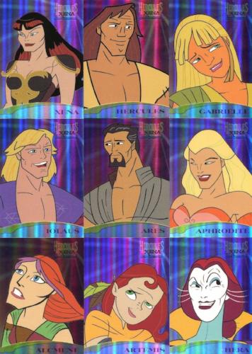 Xena & Hercules Animated Adventures Casting Call Chase Card Set   - TvMovieCards.com