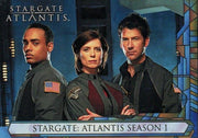 Stargate Atlantis Season One Promo Card P2   - TvMovieCards.com