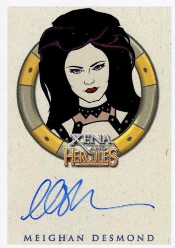Xena & Hercules Animated Adventures Meighan Desmond Discord Autograph Card   - TvMovieCards.com
