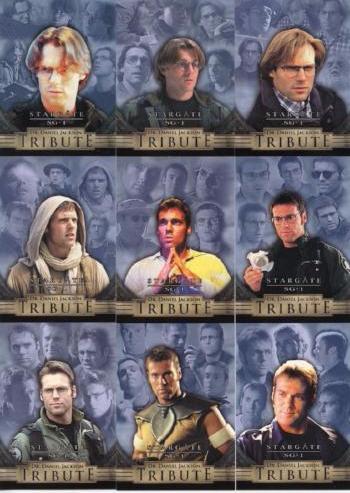 Stargate SG-1 Season Five Dr. Daniel Jackson Tribute Chase Card Set D1 - D9   - TvMovieCards.com