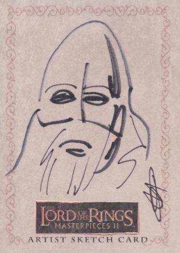 Lord of the Rings Masterpieces Series Two Artist Sketch Card   - TvMovieCards.com