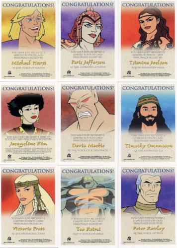 Xena & Hercules Animated Adventures Autograph Card Lot 24 Cards - TvMovieCards.com