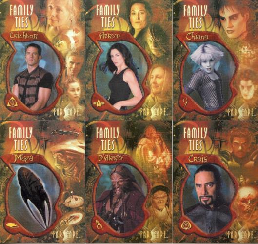 Farscape Season 3 Family Ties Chase Card Set 6 Cards   - TvMovieCards.com