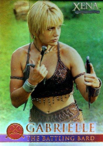Xena Seasons 4 and 5 Gabrielle The Battling Bard Chase Card G2   - TvMovieCards.com