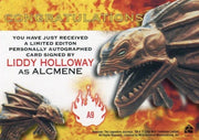 Hercules The Complete Journeys Liddy Holloway as Alcmene Autograph Card A9   - TvMovieCards.com