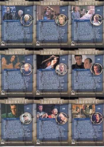 Stargate SG-1 Season Five Dr. Daniel Jackson Tribute Chase Card Set D1 - D9   - TvMovieCards.com