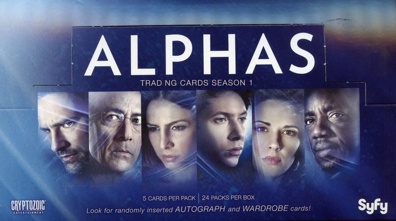 Alphas Season 1 Trading Card Box 24CT Cryptozoic Entertainment 2013 Sealed   - TvMovieCards.com