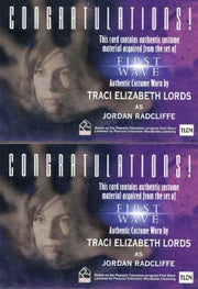 First Wave Jordan Radcliffe Costume Card TLC4 Variants Lot 2 Cards   - TvMovieCards.com