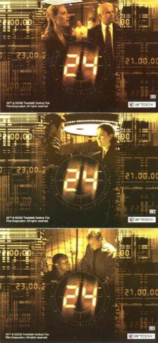 24 Twenty Four Season 4 Ultra Rare Foil Chase Card Set UR1 - UR3   - TvMovieCards.com