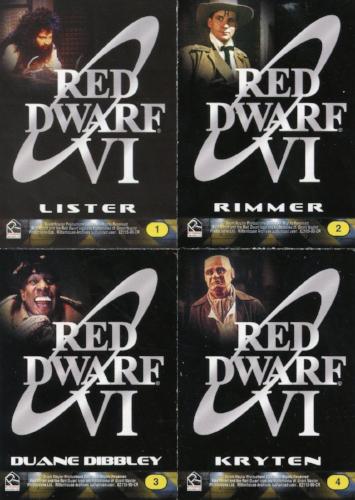 Red Dwarf Video Series VI Card Set 4 Cards   - TvMovieCards.com