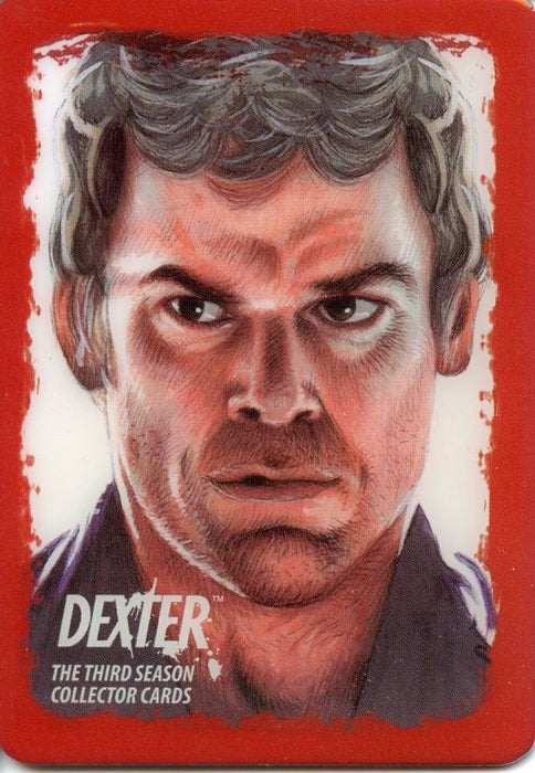 Dexter Season 3 Case Topper Card Trev Murphy Metal Metallogloss Chase Card   - TvMovieCards.com