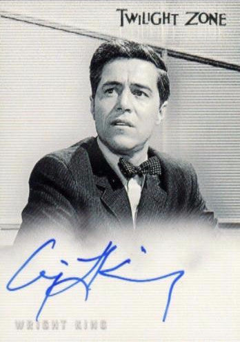 Twilight Zone 3 Shadows and Substance Wright King Autograph Card A-51   - TvMovieCards.com