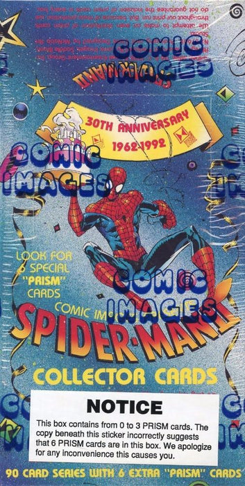 Spider-Man II 30th Anniversary Card Box 48 Packs Comic Images 1992   - TvMovieCards.com
