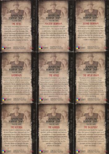 American Horror Story Puzzle Chase Card Set 9 Cards   - TvMovieCards.com