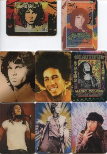 Woodstock Generation Rock Posters Metallogloss Chase Card Set   - TvMovieCards.com
