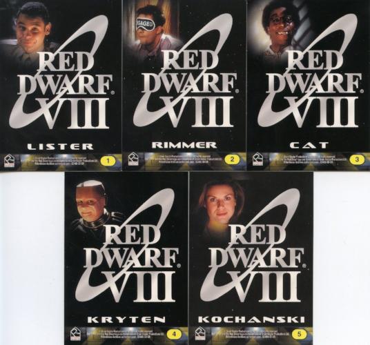 Red Dwarf Video Series VIII Card Set 5 Cards   - TvMovieCards.com