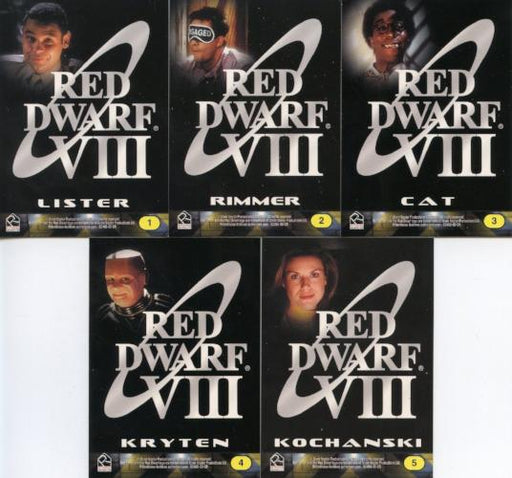Red Dwarf Video Series VIII Card Set 5 Cards   - TvMovieCards.com