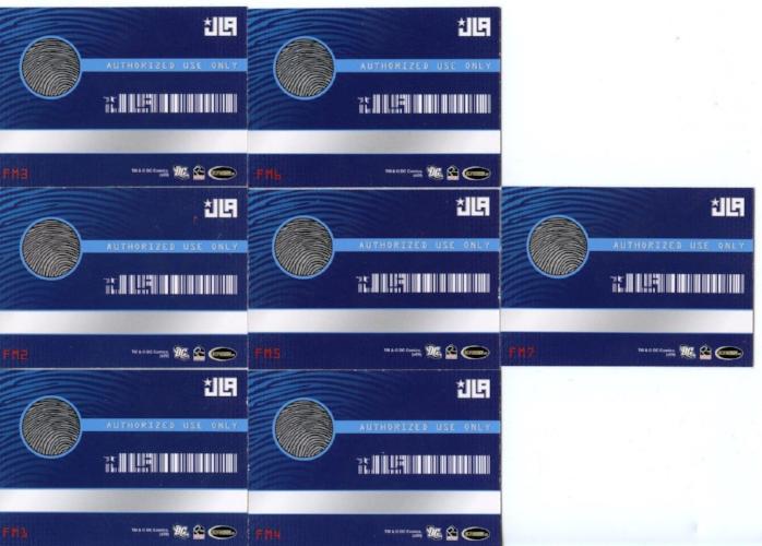 Justice League of America Archives Founding Members Foil Chase Card Set FM1-FM7   - TvMovieCards.com