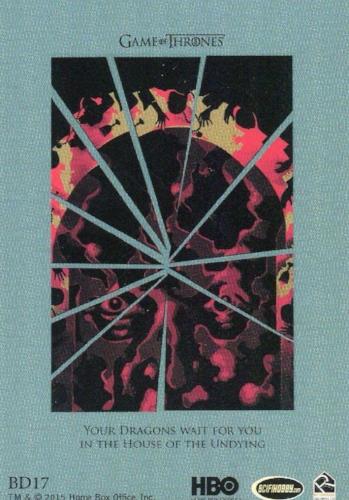 Game of Thrones Season 4 Beautiful Death Chase Card BD17   - TvMovieCards.com
