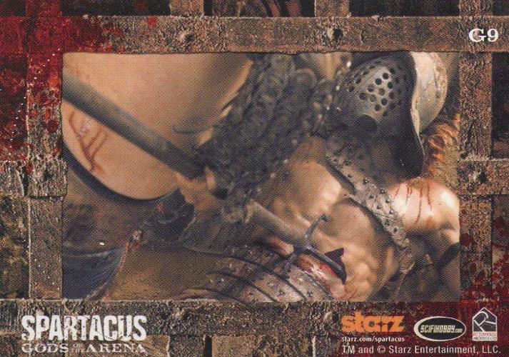 Spartacus Premium Packs Gladiators in Action Chase Card G9   - TvMovieCards.com