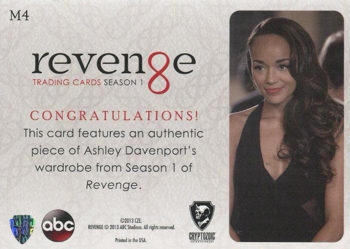 Revenge Season 1 Ashley Davenport Wardrobe Costume Card M4   - TvMovieCards.com