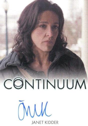 Continuum Seasons 1 & 2 Janet Kidder as Ann Sadler Autograph Card   - TvMovieCards.com
