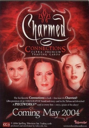 Charmed Connections Promo Card CC-3 Inkworks   - TvMovieCards.com