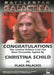 Battlestar Galactica Season Two Christina Schild Autograph Card   - TvMovieCards.com