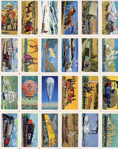 1967 Brooke Bond Transportation Through The Ages Vintage Card Set 48 Cards   - TvMovieCards.com