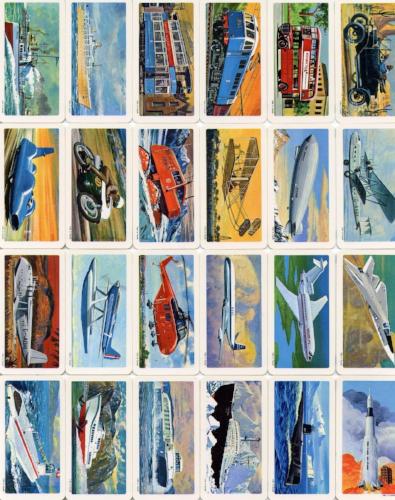 1967 Brooke Bond Transportation Through The Ages Vintage Card Set 48 Cards   - TvMovieCards.com