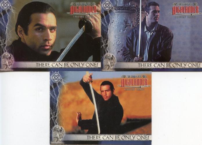 Highlander Complete Promo Card Set 3 Cards   - TvMovieCards.com